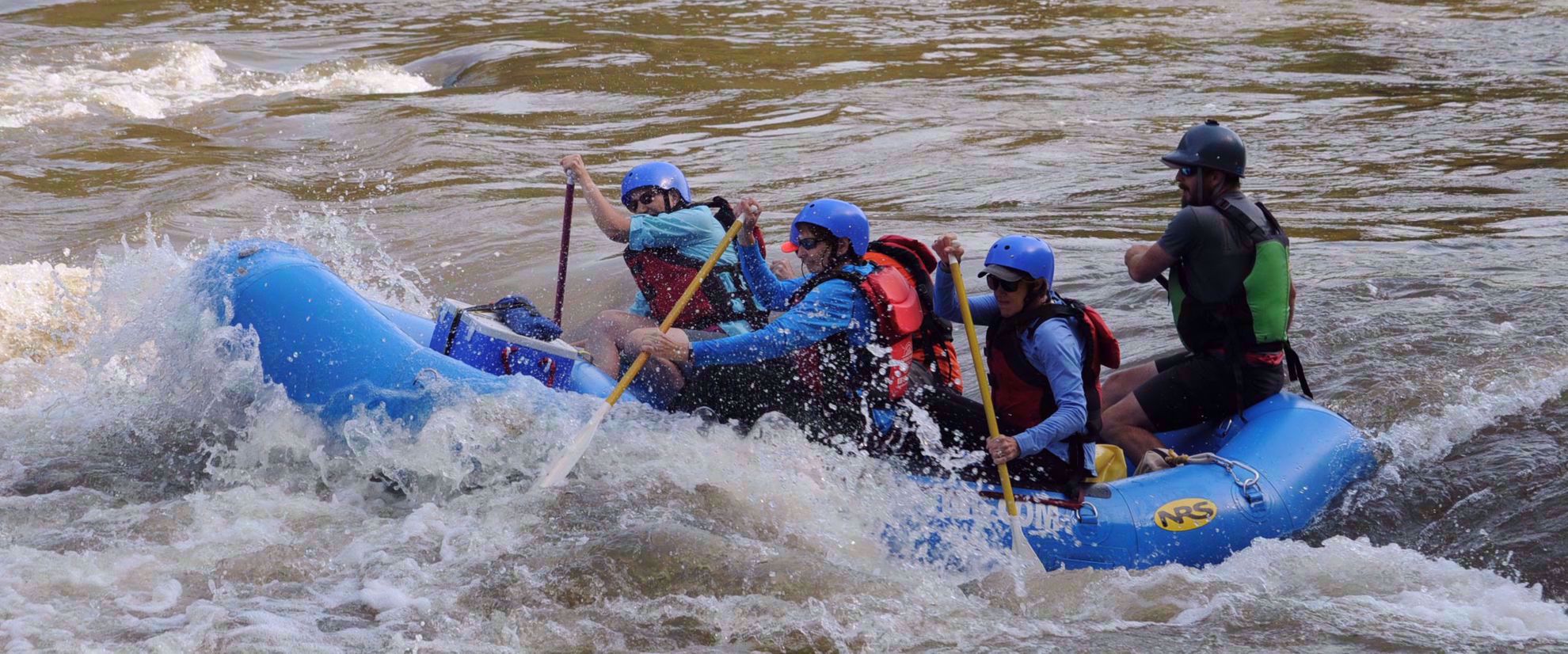 Picture of Blue Ridge Rambling Women rafting on Ocoee river