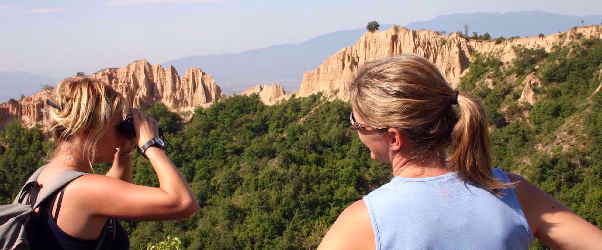 Picture of Bulgaria's Mountains And Monasteries Women photographing beautiful sights in bulgaria