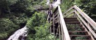 stairs leading to waterfall appalachian trail