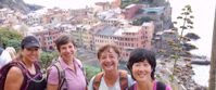 Picture of Cinque Terre and the Italian Riviera women smiling on group trip to cinque terre and the italian riviera