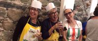 Picture of Cinque Terre and the Italian Riviera Women enjoying group tour in italy with wine