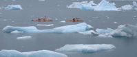 Picture of Hiking and Kayaking in Greenland kayaking in greenland with icebergs