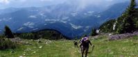 Picture of Hiking Slovenia and the Julian Alps women hike steep mountains julian alps