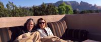 Picture of Sedona and the Grand Canyon women smiling in the sunshine sedona group travel
