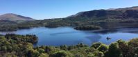 Picture of Tramping the Lake District landscape of beautiful lake and mountains in united kingdom grasmere