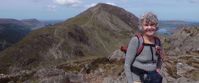 Picture of Tramping the Lake District woman smiling for photo during hike on group travel tour