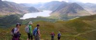 Picture of Tramping the Lake District women hiking through Grasmere united kingdom