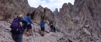 Picture of Hiking Italy's Northern Alps women's hike through rocky italian alps