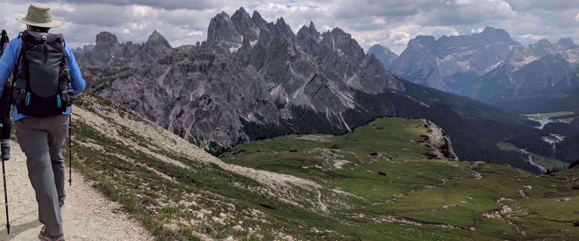 stunning views of italy's rocky alps