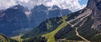 roads through northern italian alps