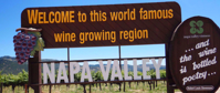 welcome to napa valley sign