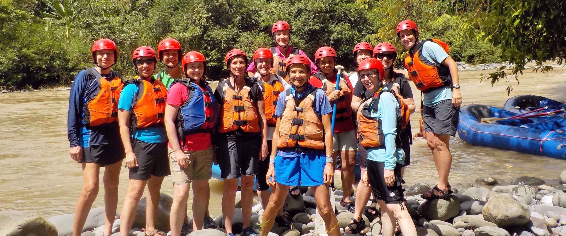 women's group tour Rafting Chiriqui River