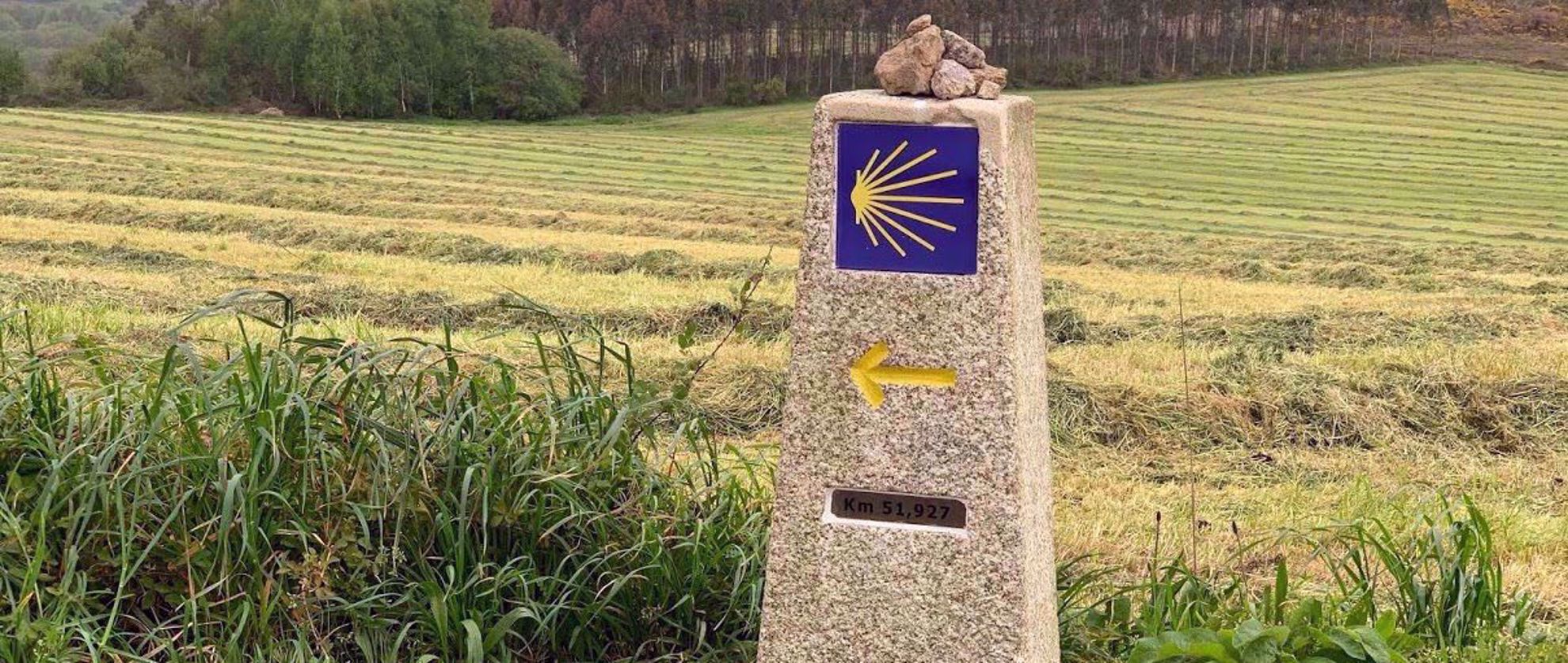 Camino Marker Camino de Santiago trail marker