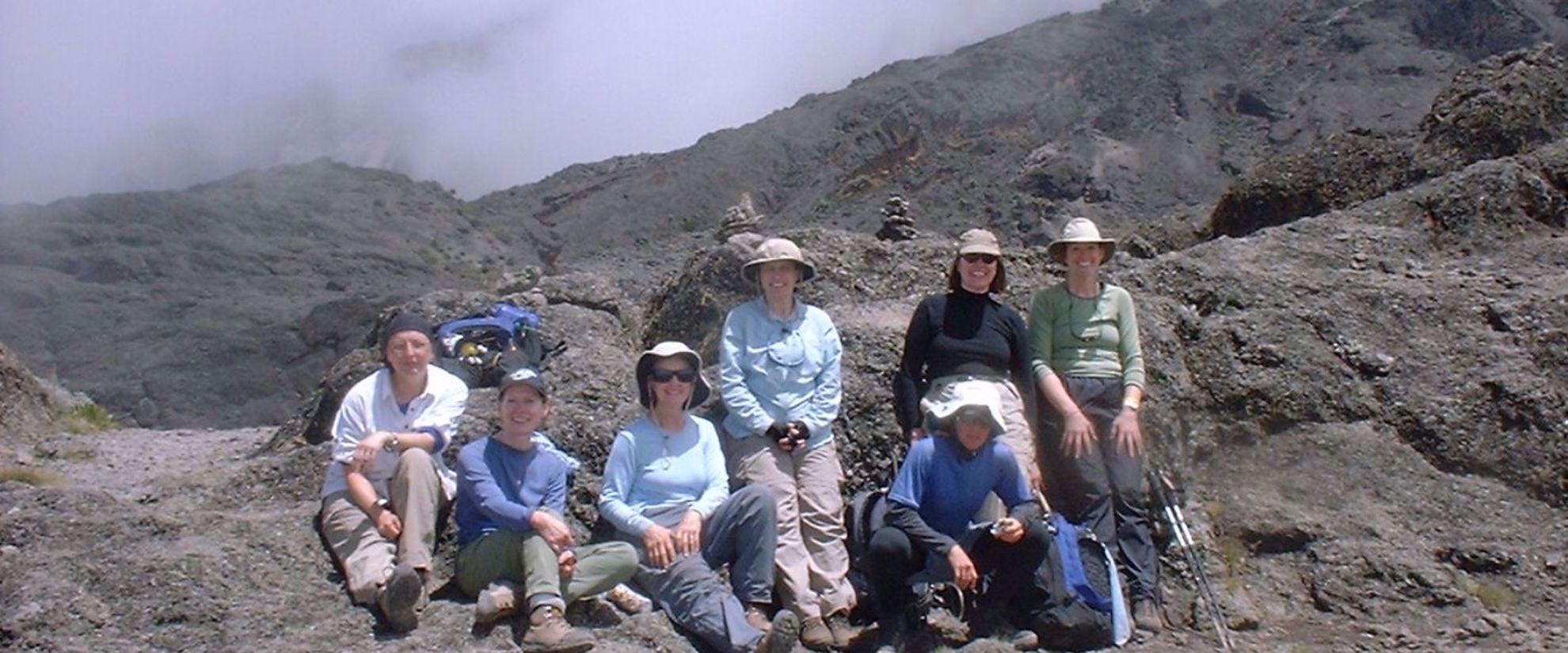 women on Kilimanjaro 