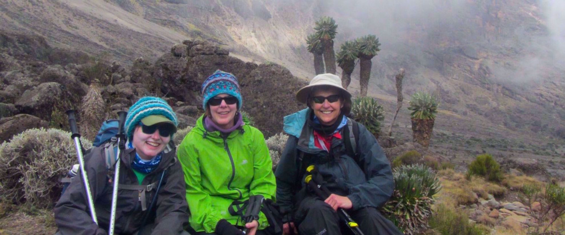 women on Kilimanjaro