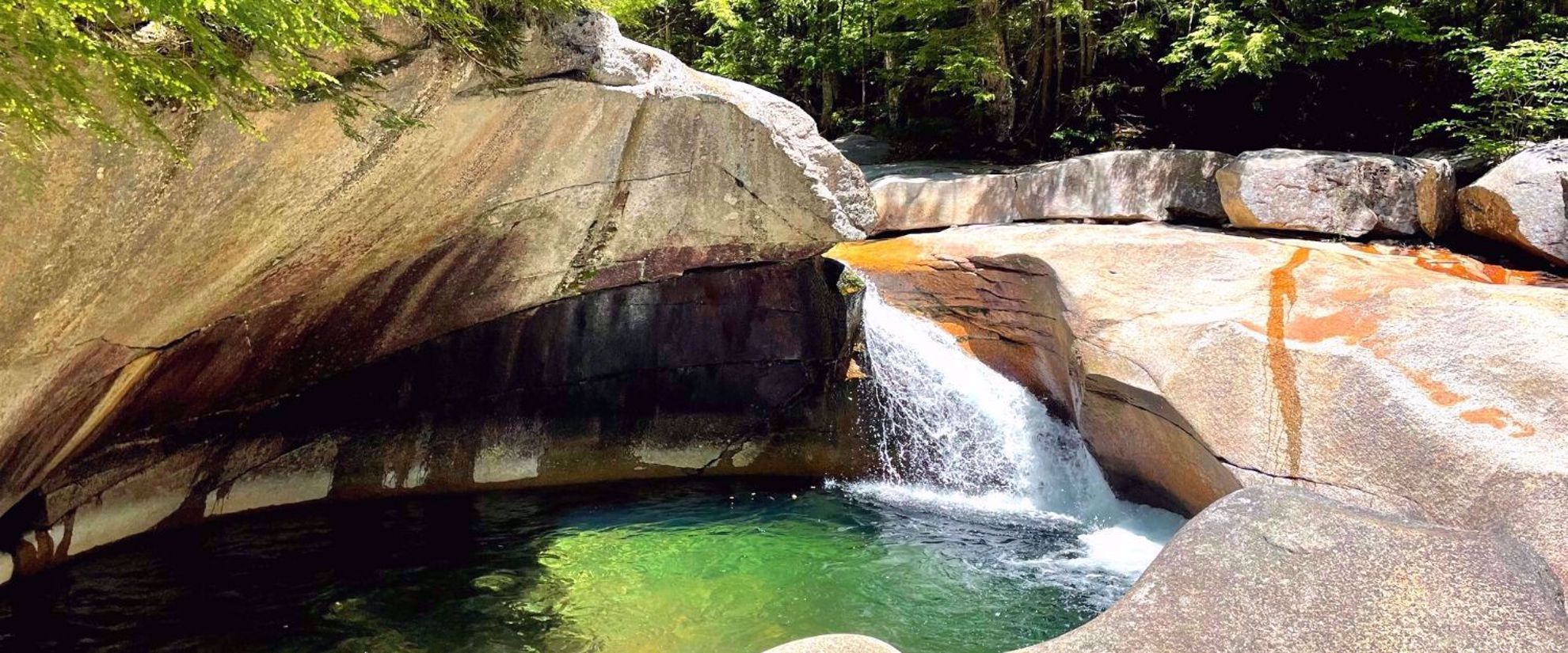 the flume in the white mountains