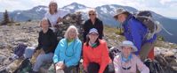 Picture of Hiking Hut to Hut in British Columbia top of the mountain in canada