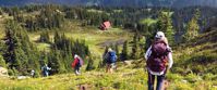 Picture of Hiking Hut to Hut in British Columbia hiking hut to hut with women's travel in british columbia