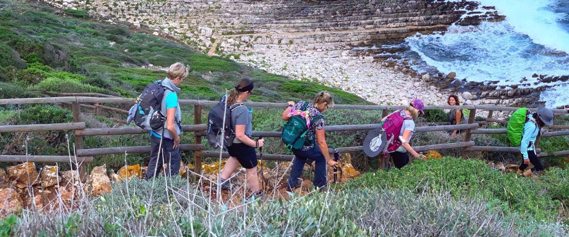 coastal hiking on the island of sicily