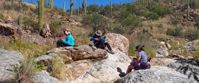 women's sketching in nature travel Picture of Arizona Hike & Sketch