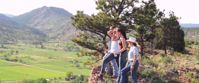 Picture of Colorado Horseback Riding and Hiking hiking the land on your women's hiking and horse trip