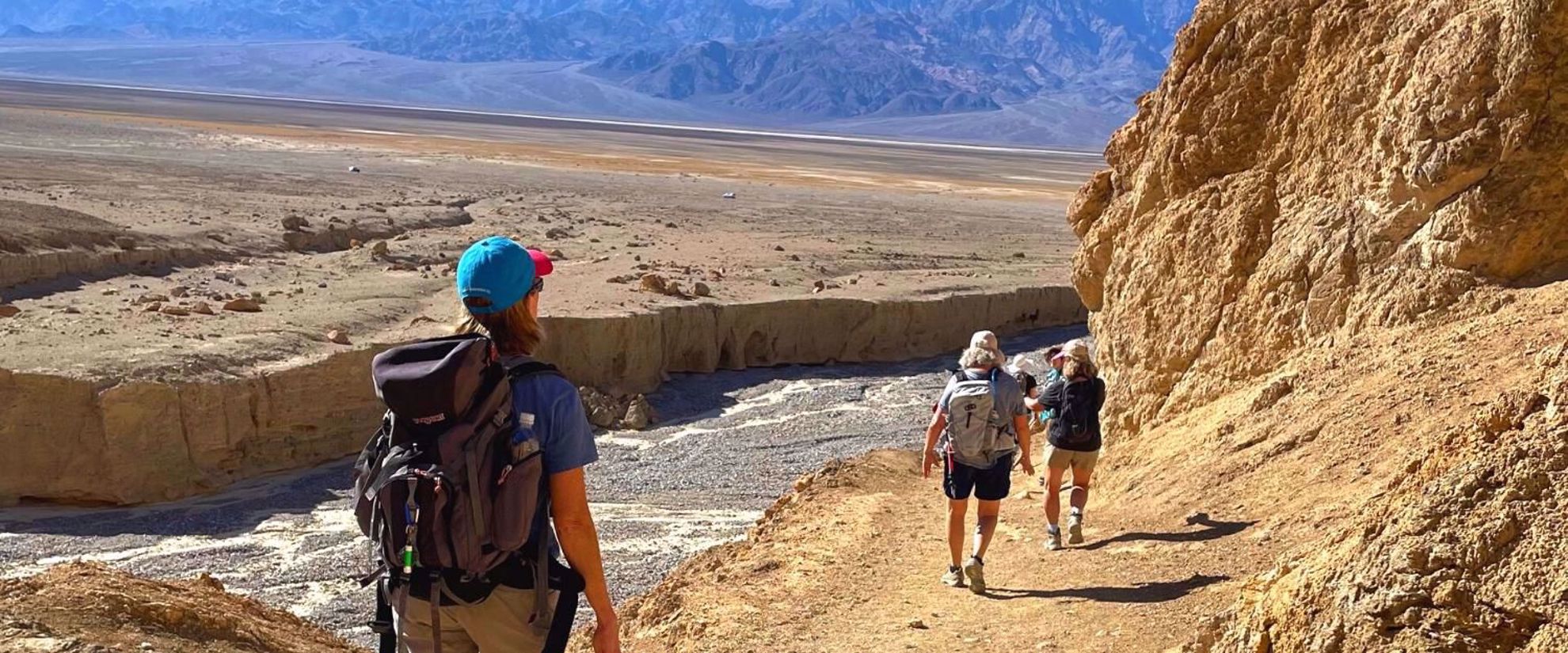 women's hiking trip in Death Valley National Park