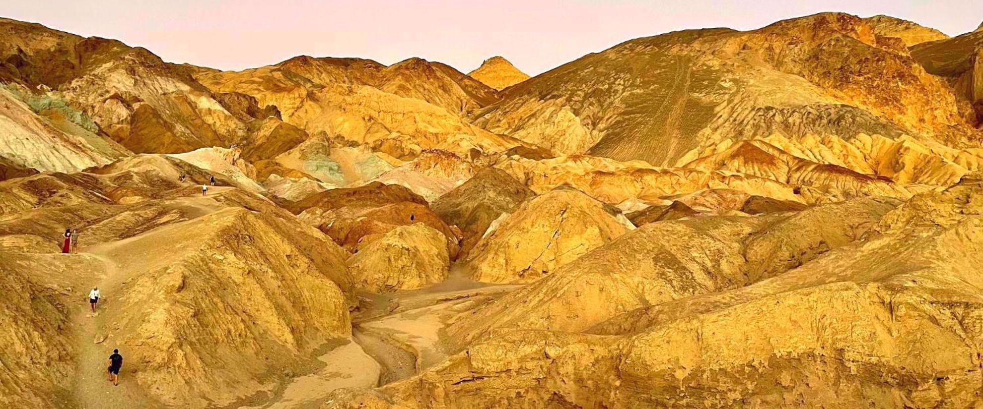 marvelous colors of the desert in death valley