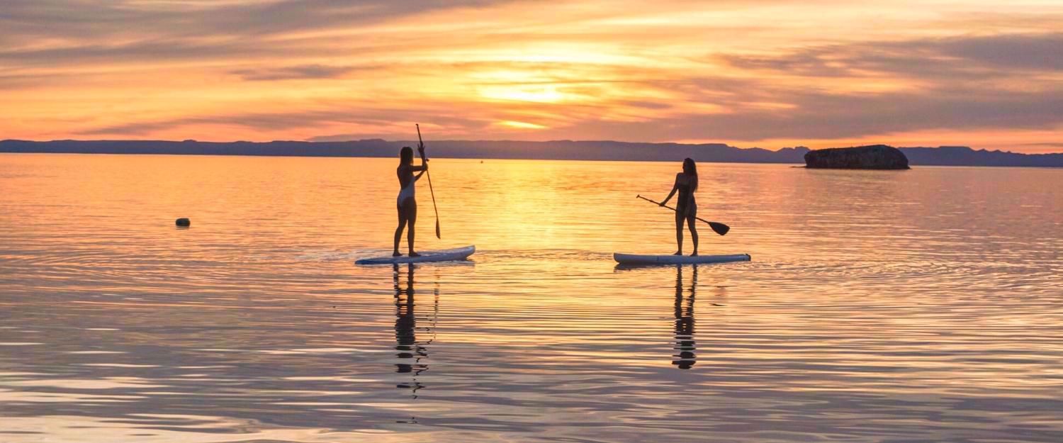 baja beach bliss SUP
