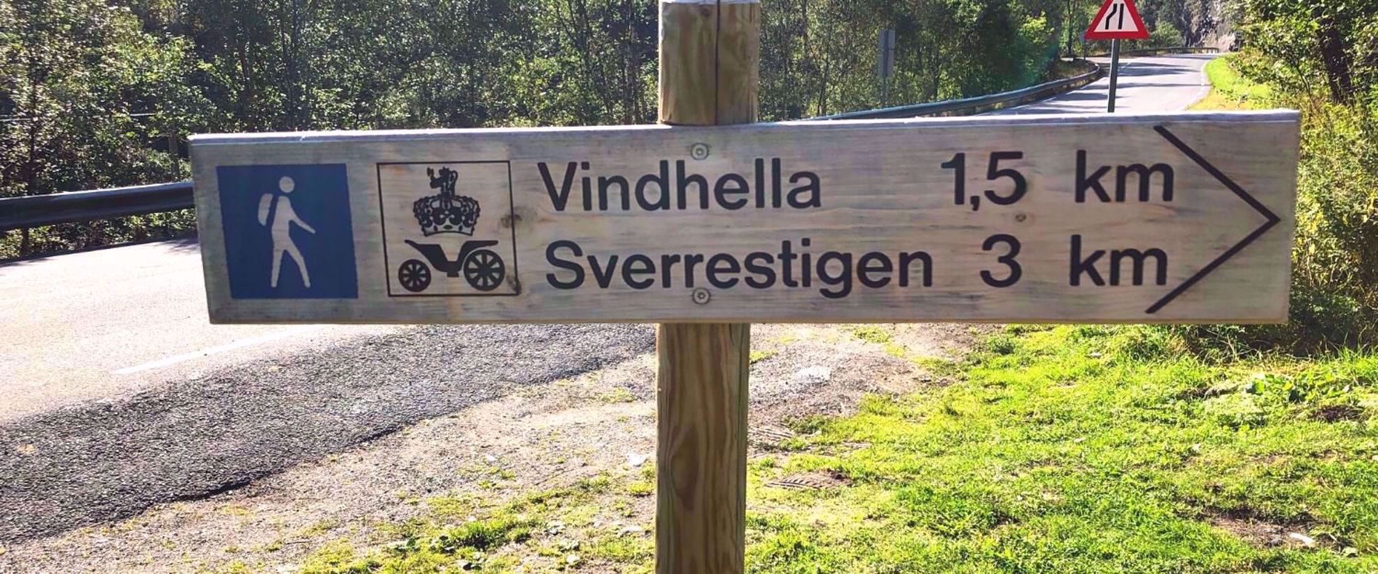 trail signs in norway