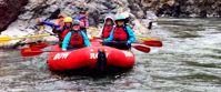 Picture of Rafting and Hiking the Rogue River women's group rafting on the Rogue River