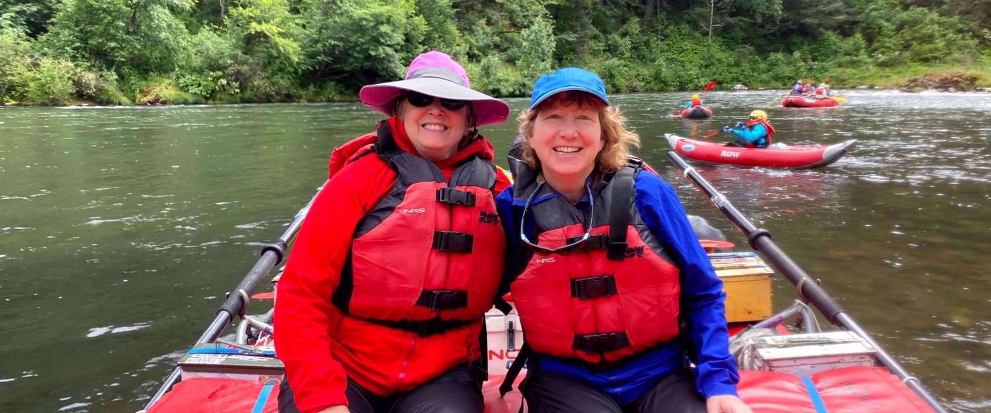 Make new friends on a women's river trip