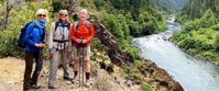 Picture of Rafting and Hiking the Rogue River Scenic hiking trails while traveling along the Rogue River