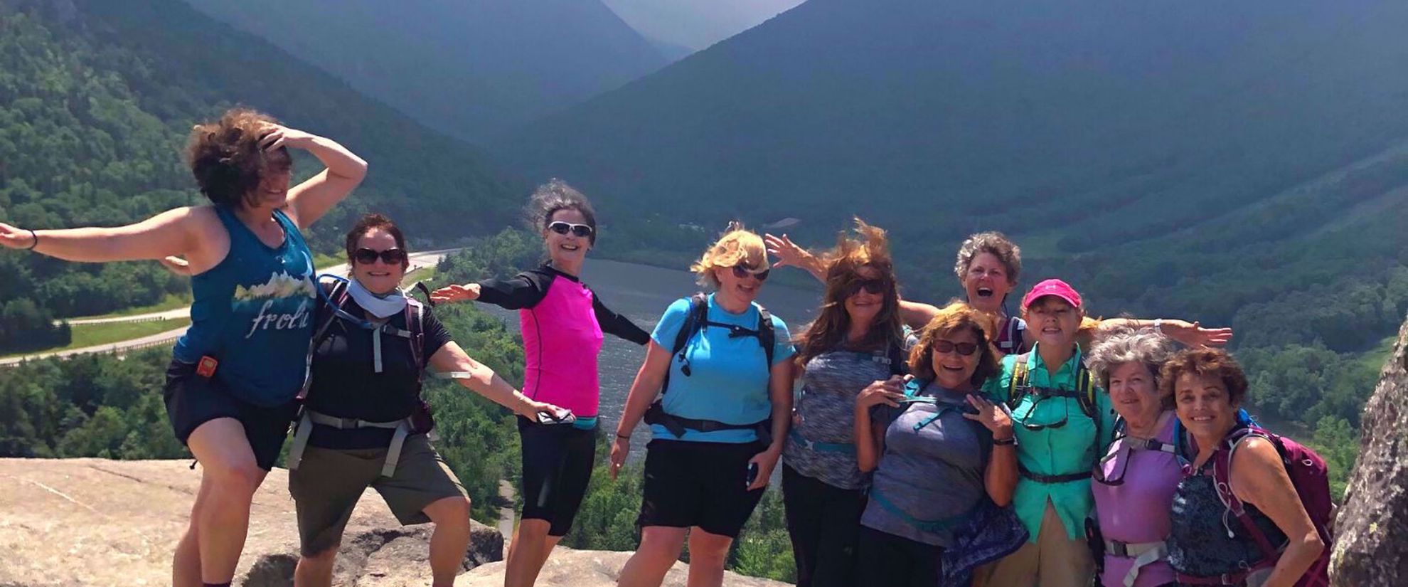 Picture of White Mountain Holiday women's active travel tour to the white mountains