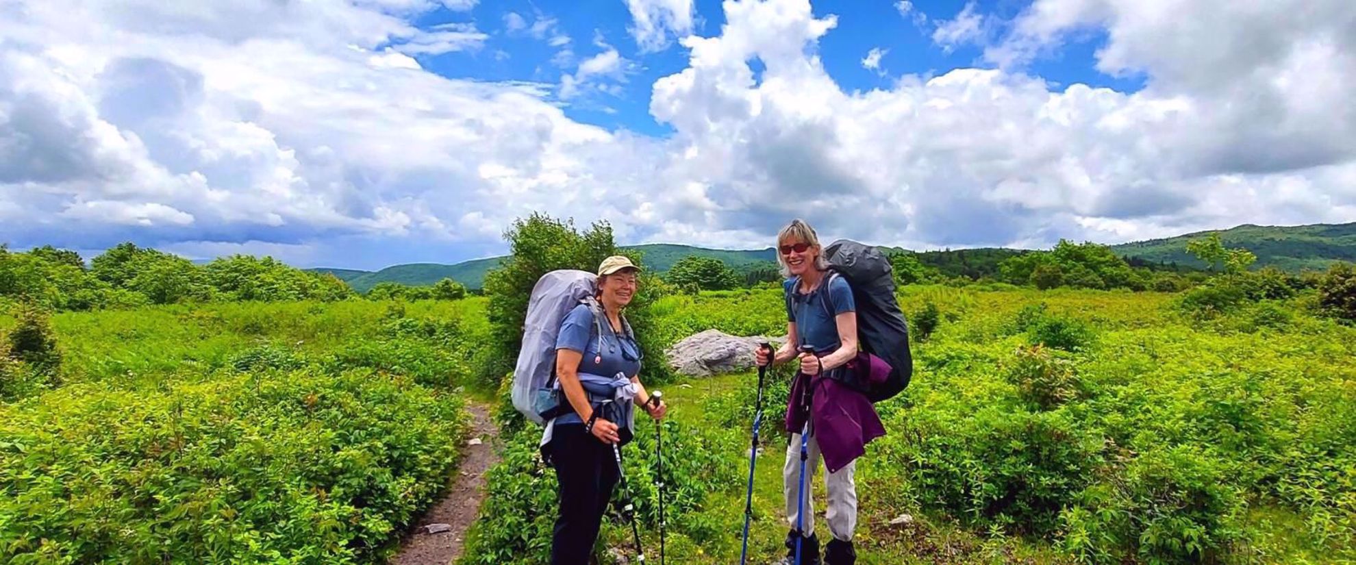 women's intro to lightweight backpacking on the AT