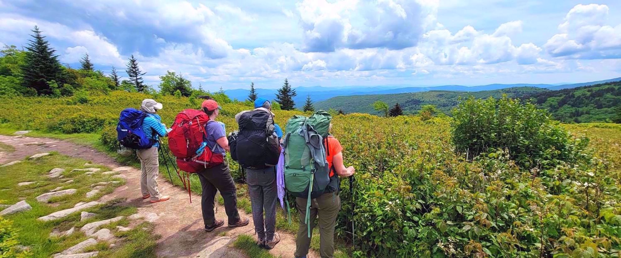 Picture of Intro to Lightweight Backpacking on the AT women's active travel along the Appalachian Trail