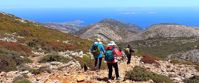 hiking with the views of the mediterranean