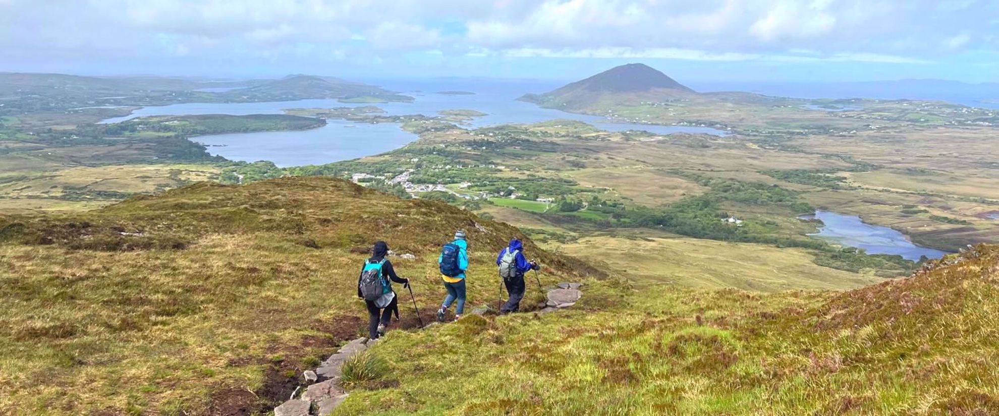 hiking the landscapes of Ireland