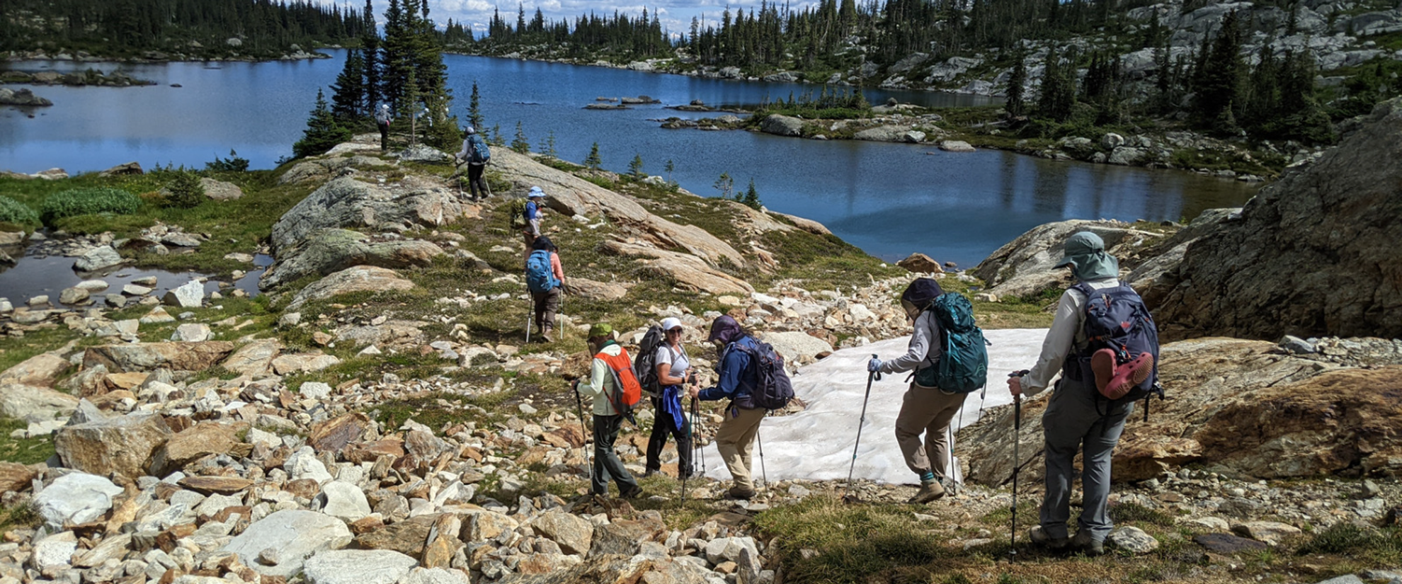 hiking hut to hut with women's travel in british columbia