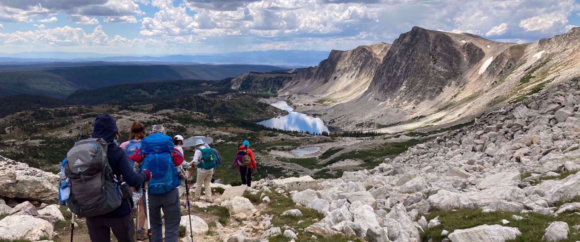 Art of Mountain Hiking - Snowy Range, Wyoming