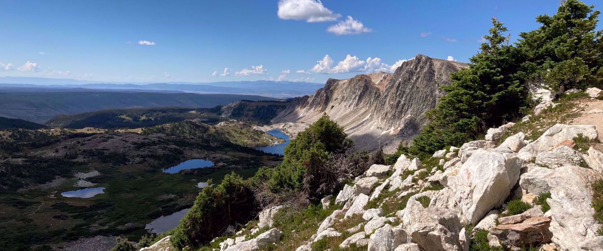 Art of Mountain Hiking - Snowy Range, Wyoming