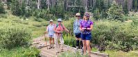 Art of Mountain Hiking - Snowy Range, Wyoming