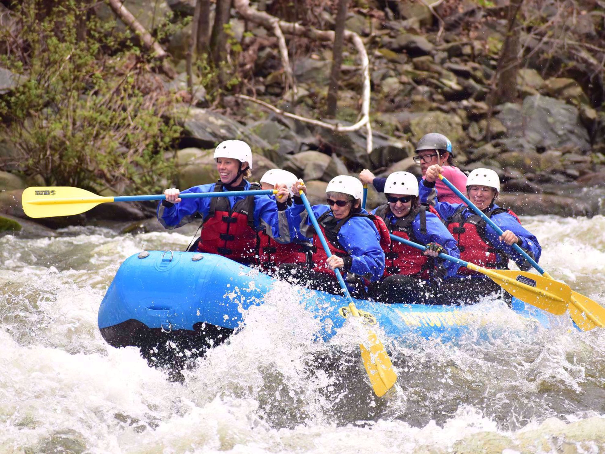 Great Smoky Mountains National Park Womens Group Rafting Great Smoky Mountains National Park Womens Group Rafting
