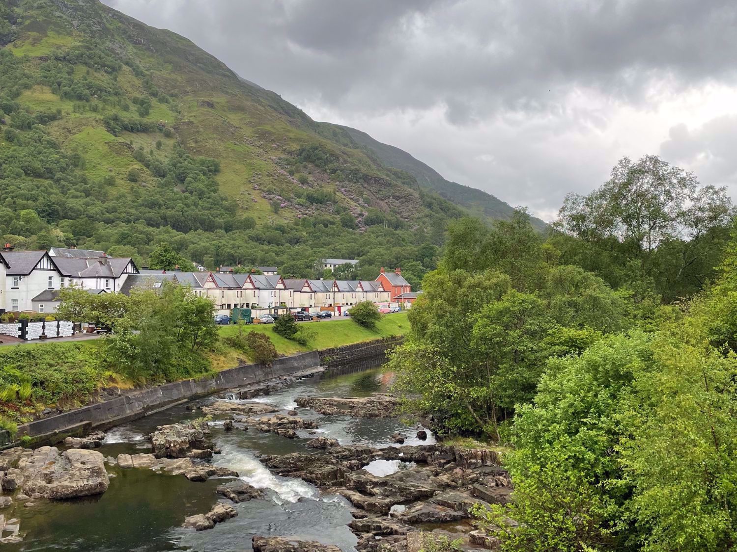 Scotland Green land and houses