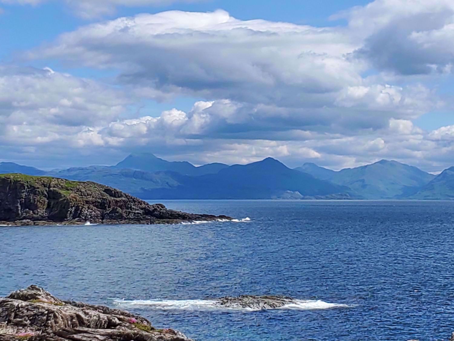 Scotland lake and mountains.