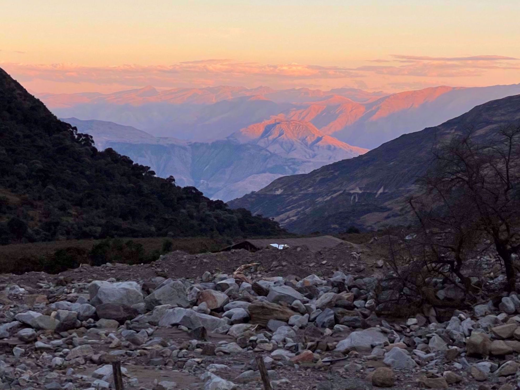 Peru Mountain Sunset Peru Mountain Sunset