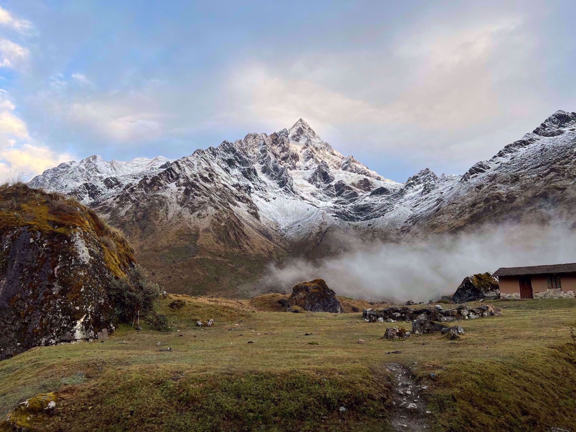 Peru Snowy Mountain Caps Peru Snowy Mountain Caps