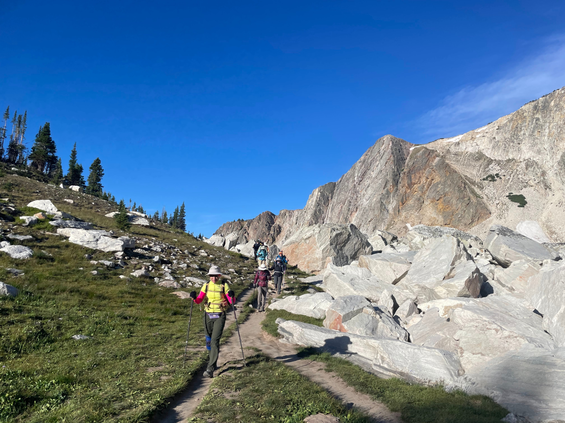 Picture of Art of Mountain Hiking - Snowy Range Picture of Art of Mountain Hiking - Snowy Range