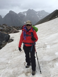 Aggie in the Dolomites