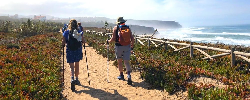 hiking the coast of Portugal